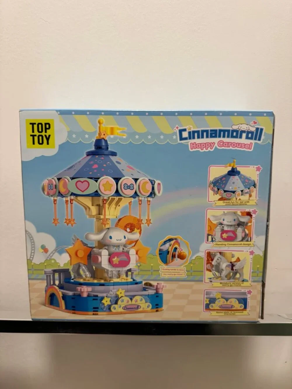 TOP TOY Cinnamonroll Happy Carousel BUILDING SET NEW